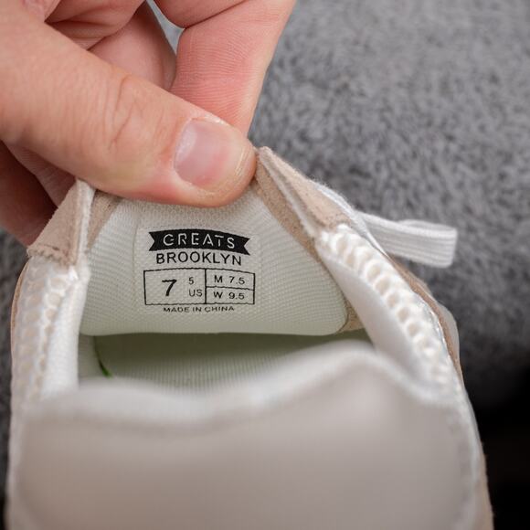 Greats Brooklyn McCarren Runner Sneakers Neutral Lace Up Sneakers US 9.5 - Picture 5 of 9